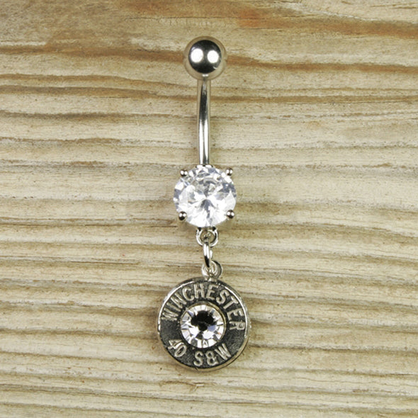 Bullet Dangle Belly Button Ring