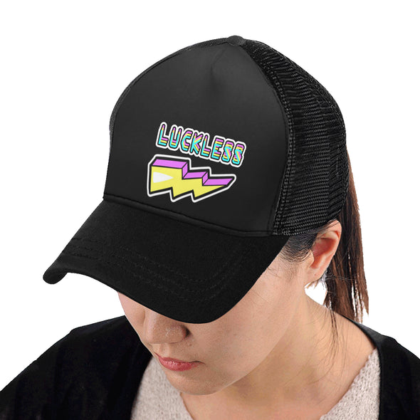 90's Bolt Snapback Hat - Luckless Outfitters - Country - Apparel - Music - Clothing - Redneck - Girl - Women - www.lucklessclothing.com - Matt - Ford Parody - Concert - She Wants the D - Lets Get Dirty - Mud Run - Mudding - 