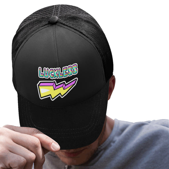 90's Bolt Snapback Hat - Luckless Outfitters - Country - Apparel - Music - Clothing - Redneck - Girl - Women - www.lucklessclothing.com - Matt - Ford Parody - Concert - She Wants the D - Lets Get Dirty - Mud Run - Mudding - 