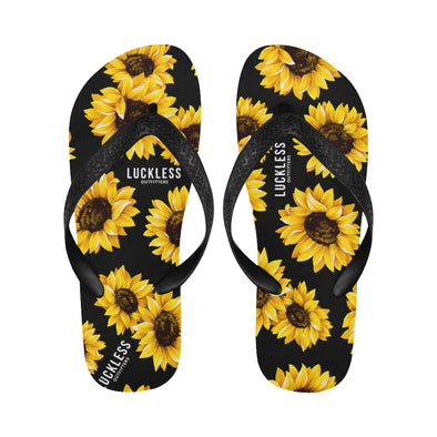 Sunflower Flip Flops - Luckless Outfitters