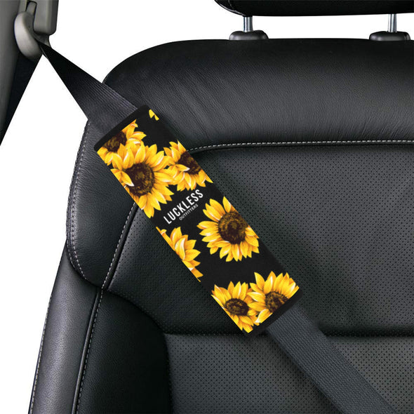 Sunflower Seat Belt Cover Car Seat Belt Cover 7" x 10" - Luckless Outfitters - Country - Apparel - Music - Clothing - Redneck - Girl - Women - www.lucklessclothing.com - Matt - Ford Parody - Concert - She Wants the D - Lets Get Dirty - Mud Run - Mudding - 