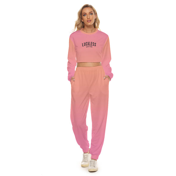 Ombre Jambo Crop Set Sun Kissed Coral
