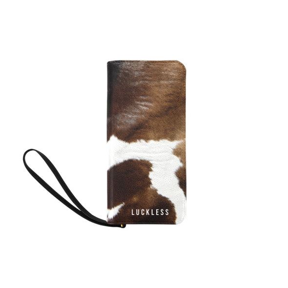 L U C K L E S S Cowhide Clutch Wallet