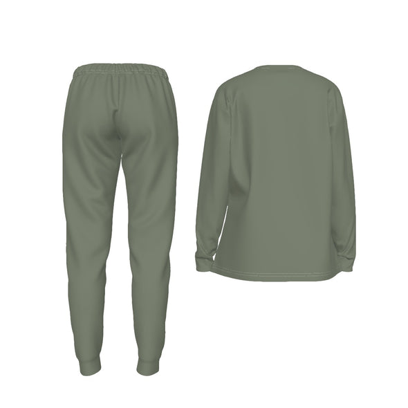 CRITICAL COTTON WOMEN'S PAJAMA SET | MILITARY GREEN