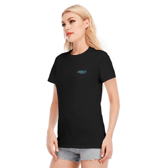 Caffeine & Anger Ladies Fit Tee | Black