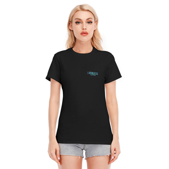 Caffeine & Anger Ladies Fit Tee | Black