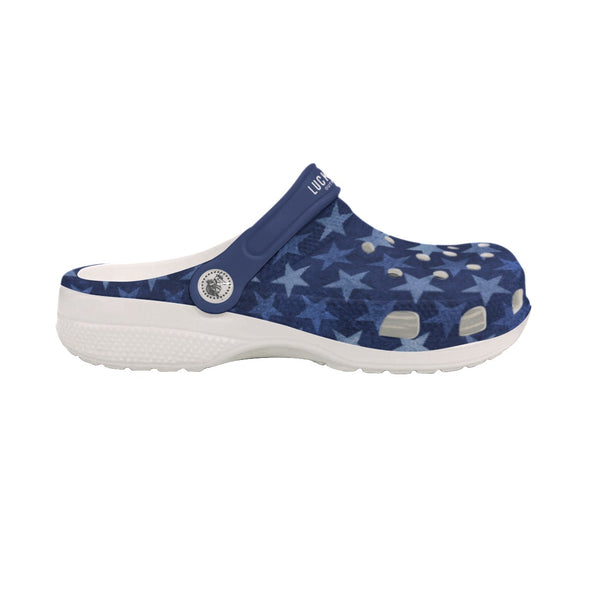 Patriotic Navy Women's Cloggers