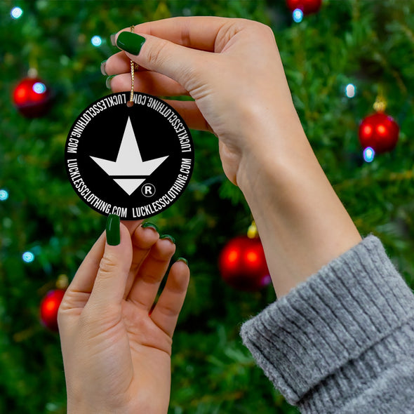 LUCKLESS LOGO ORNAMENT