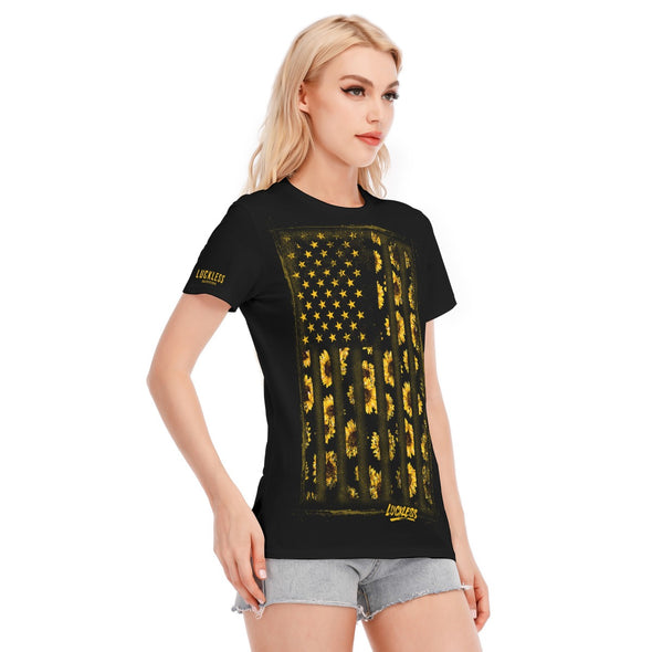 Grungeflower Ladies Fit Tee