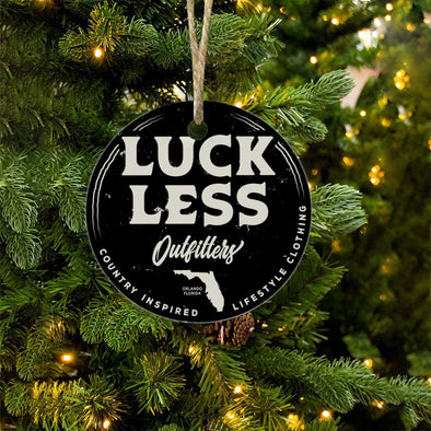 LUCKLESS OUTFITTERS CHRISTMAS ORNAMENT