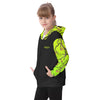 HI-VIS KIDS CAMO HEAVY ZIP FLEECE HOODIE