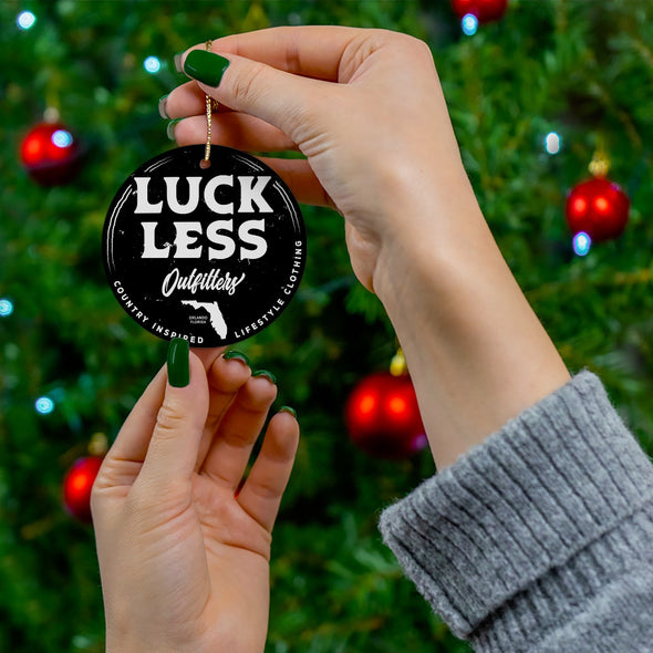 LUCKLESS OUTFITTERS CHRISTMAS ORNAMENT