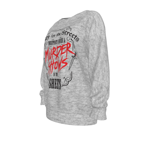 Women's Raglan Sleeve Sweatshirt - Murder Shows