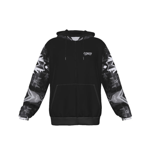 Aspen Fleece Zip Up Hoodie | Black