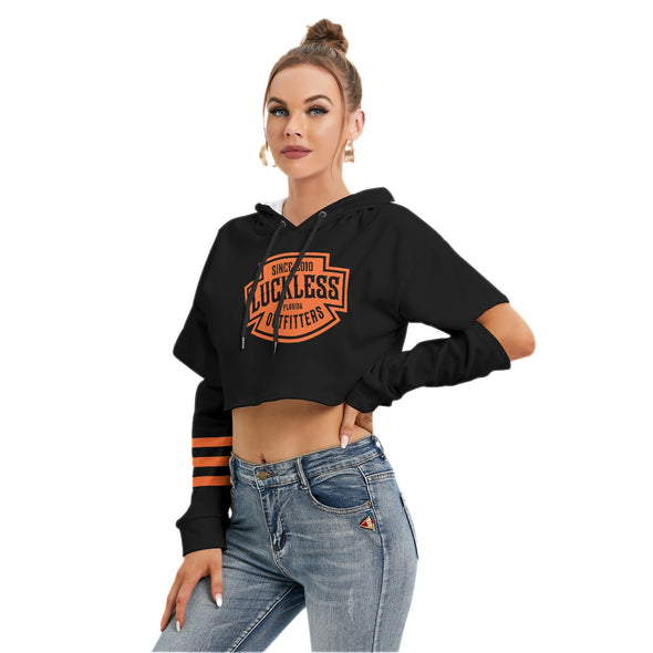 Sporty Fleece Pump Cover | Orange stripes