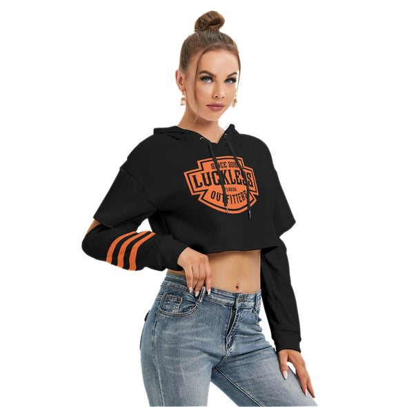 Sporty Fleece Pump Cover | Orange stripes