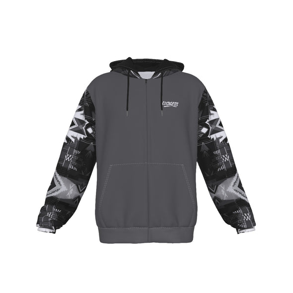 Aspen Fleece Zip Up Hoodie | Steel