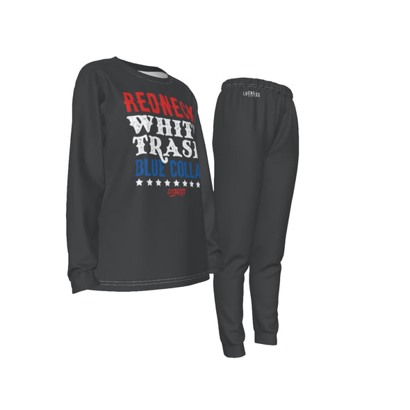 Critical Cotton Women's Pajama Set | Red White Blue