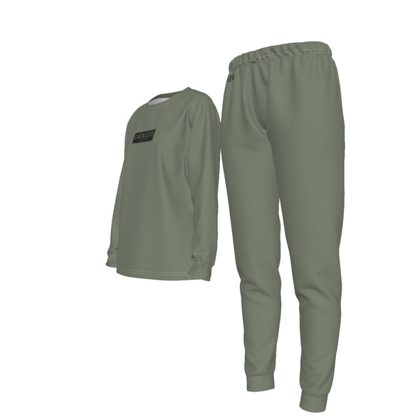 CRITICAL COTTON WOMEN'S PAJAMA SET | MILITARY GREEN