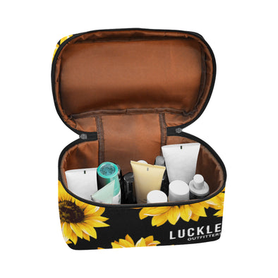 Sunflower Makeup Bag - Luckless Outfitters