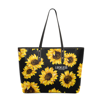 Sunflower Leather Purse - Luckless Outfitters