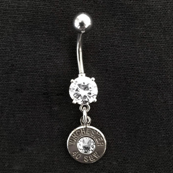 Bullet Dangle Belly Button Ring