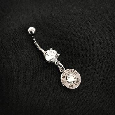 Bullet Dangle Belly Button Ring