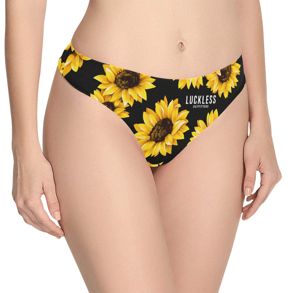 Sunflower Panties - Luckless Outfitters - Country - Apparel - Music - Clothing - Redneck - Girl - Women - www.lucklessclothing.com - Matt - Ford Parody - Concert - She Wants the D - Lets Get Dirty - Mud Run - Mudding - 