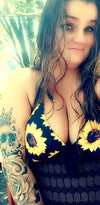 Sunflower Lace Cover Up With Bottoms Set - Luckless Outfitters