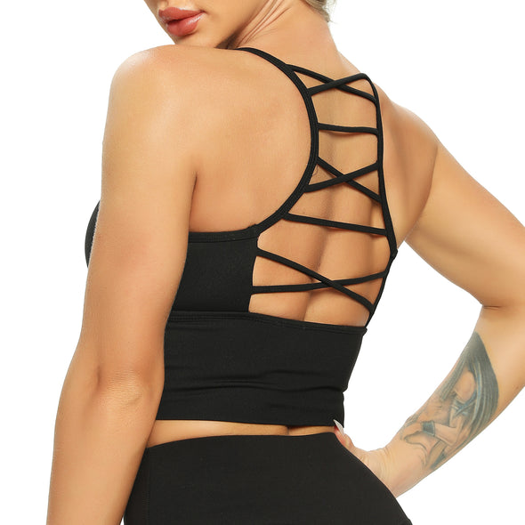 Strappy Sports Bra | Multiple Colors