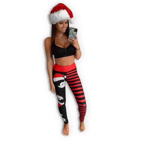 Premium Limited Edition Holiday Santa Baby Yoga Leggings