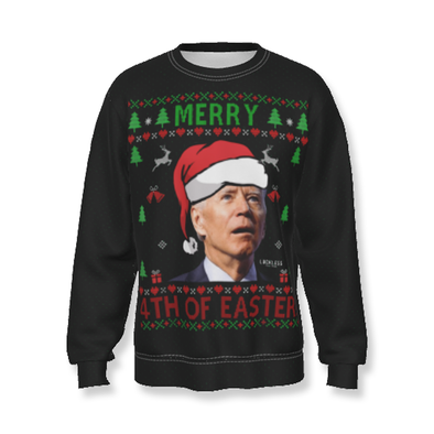 Merry 4th of Easter Heavy Fleece Holiday Sweatshirt