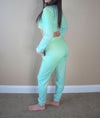 Ombre Jambo Crop Set Aquamarine - Luckless Outfitters