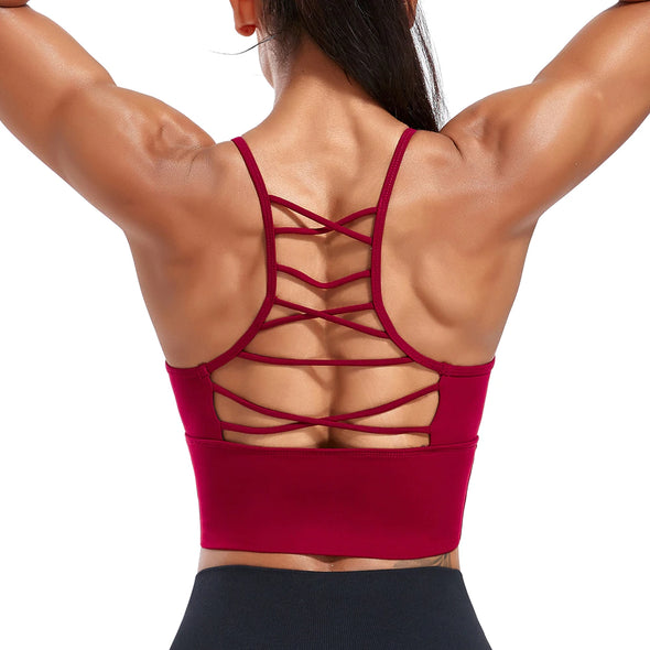 Strappy Sports Bra | Multiple Colors