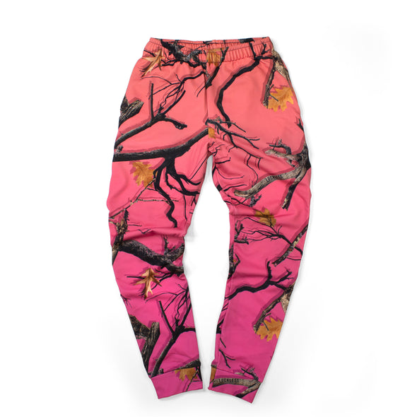 Darlin Camo Women's Joggers Sun Kissed Coral - Luckless Outfitters