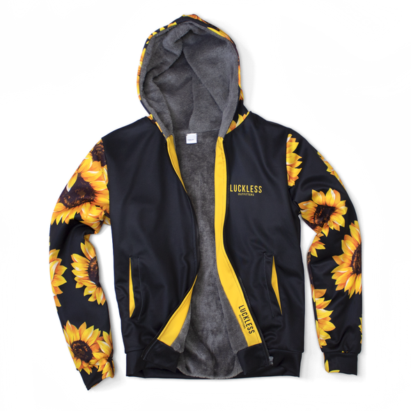 SUNFLOWER HEAVY ZIP FLEECE HOODIE