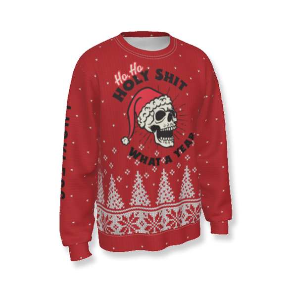 What a Year Heavy Fleece Holiday Sweatshirt