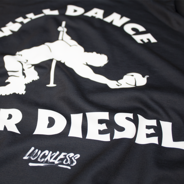 Will Dance for Diesel Crewneck Fleece Sweatshirt