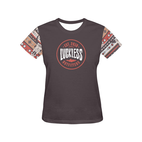 Women's Inked Tee - Lonhorn + After Dark