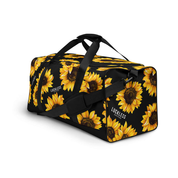 Sunflower Duffle bag - Luckless Outfitters - Country - Apparel - Music - Clothing - Redneck - Girl - Women - www.lucklessclothing.com - Matt - Ford Parody - Concert - She Wants the D - Lets Get Dirty - Mud Run - Mudding - 