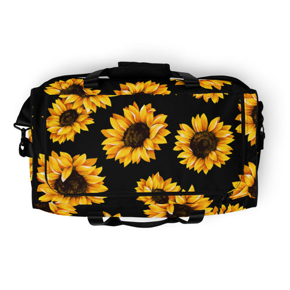 Sunflower Duffle bag - Luckless Outfitters - Country - Apparel - Music - Clothing - Redneck - Girl - Women - www.lucklessclothing.com - Matt - Ford Parody - Concert - She Wants the D - Lets Get Dirty - Mud Run - Mudding - 