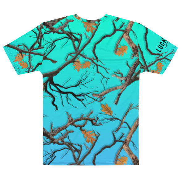 DARLIN CAMO MEN'S T-SHIRT - AQUAMARINE