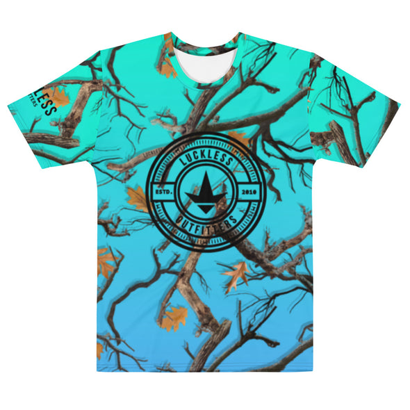 DARLIN CAMO MEN'S T-SHIRT - AQUAMARINE