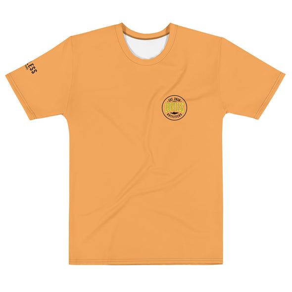 MEN'S PREMIUM TEE | GO WITH THE FLOW + ORANGE