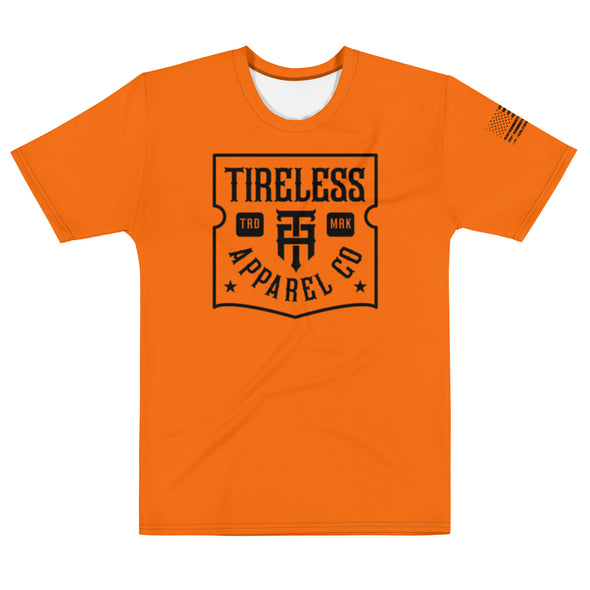 Tireless Speed Square Tee | Orange