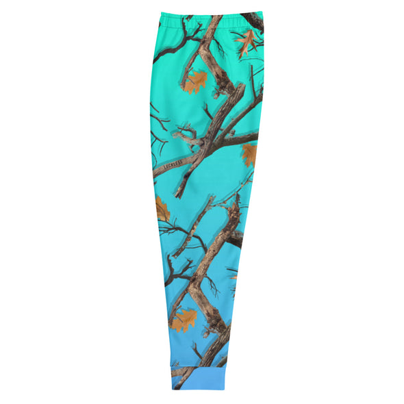 DARLIN CAMO UNISEX JOGGERS AQUAMARINE