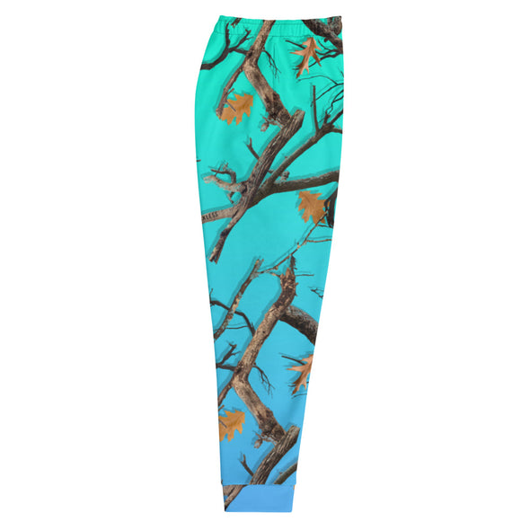 DARLIN CAMO UNISEX JOGGERS AQUAMARINE