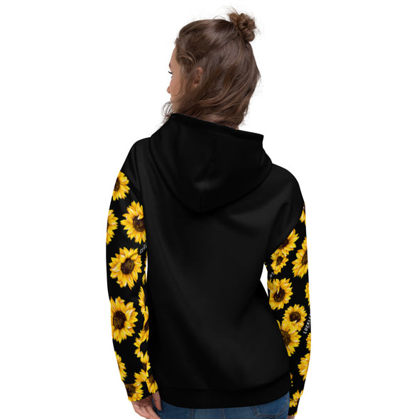 Sunflower Blocked Unisex Hoodie - Luckless Outfitters - Country - Apparel - Music - Clothing - Redneck - Girl - Women - www.lucklessclothing.com - Matt - Ford Parody - Concert - She Wants the D - Lets Get Dirty - Mud Run - Mudding - 