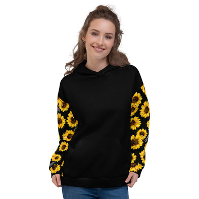 Sunflower Blocked Unisex Hoodie - Luckless Outfitters - Country - Apparel - Music - Clothing - Redneck - Girl - Women - www.lucklessclothing.com - Matt - Ford Parody - Concert - She Wants the D - Lets Get Dirty - Mud Run - Mudding - 