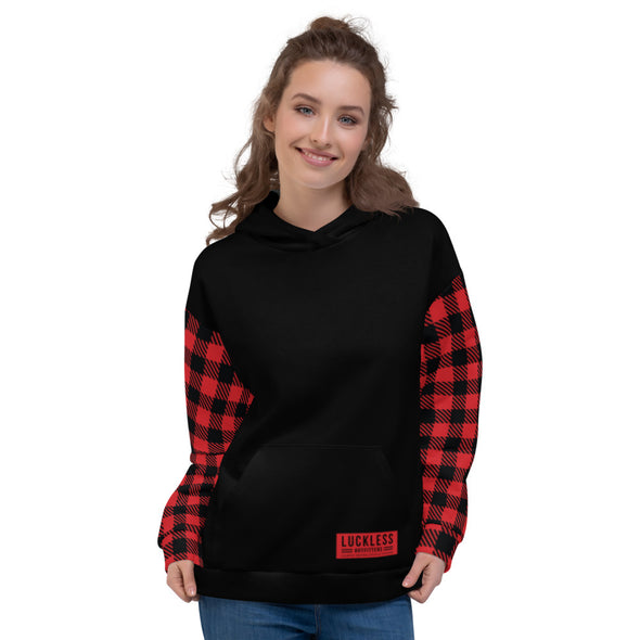 Buffalo Plaid Unisex Hoodie - Luckless Outfitters